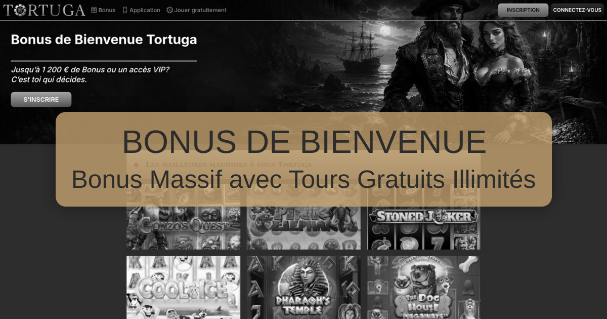 Bienvenue sur Tortuga Casino